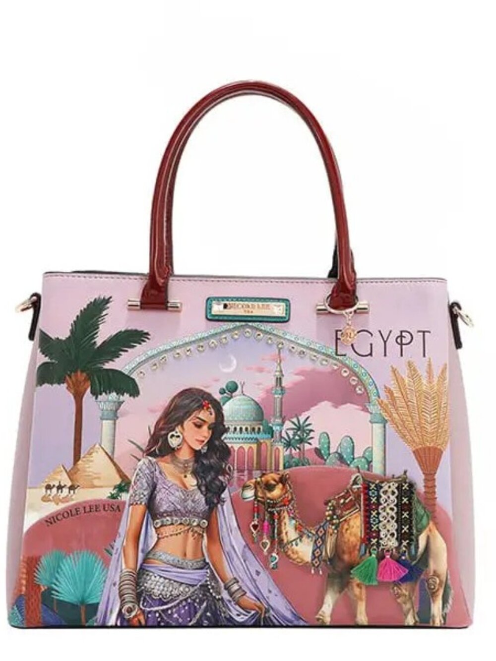 Nicole Lee Queen Cleopatra Satchel Bag